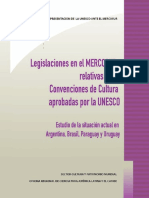 Legislación Mercosur Sobre Patrimonio y Convenciones UNESCO