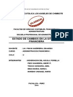 Estados de Cambios en La Situación Financiera