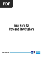 Wear Parts For Cone and Jaw Crushers