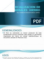 7 Comercializacion de Minerales Hierro