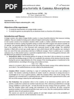 Geiger Characteristics and Gamma Absorbtion