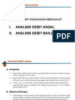 Analisis Debit Rancangan