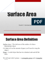 Surface Area and Volume