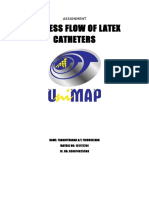 Process Flow of Latex Catheters: Assignment