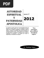 AUTORIDAD ESPIIRTUAL Y PATERNIDAD APOSTOLICA (Manual) PDF