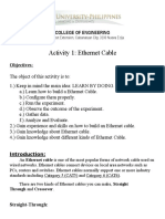 Activity 1: Ethernet Cable: College of Engineering