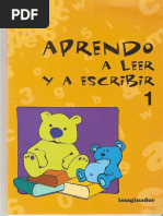 Aprendiendo A Leer y Escribir 1 (Imaginador) PDF