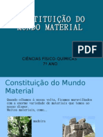 Constituição Do Mundo Material