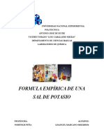 Informe Formula Empirica