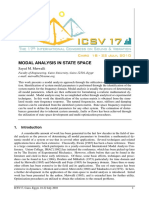 Modal Analysis in State Space: Sayed M. Metwalli