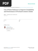 Use of Water Reducers To Impove Grindability and Performance of PC Clinker PDF