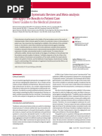 How To Read A Systematic Review and Meta-Analysis and Apply The Results To Patient Care 2014