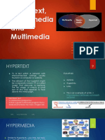 Hypertext, Hipermedia and Multimedia