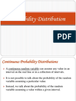 Continuous Probability Distribution PDF