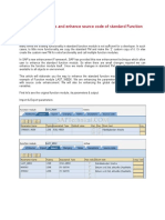 Add New Parameters and Enhance Source Code of Standard Function Module