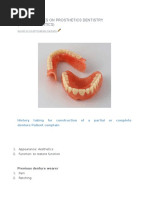 Lecture Notes On Prosthetics Dentistry