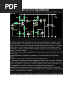 Preamplificador Universal Transistorizado