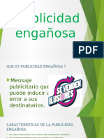 Publicidad Engañosa