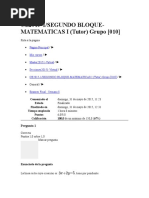 Examen Final Seman 8 Matematicas