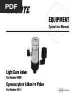 Light Cure Valve