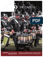 2016 Cadets Hornline Audition Packet