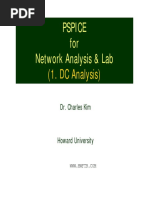 Pspice For Network Analysis & Lab