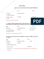 Interés Simple y Compuesto - Practica