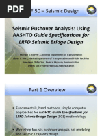 Seismic Pushover Analysis