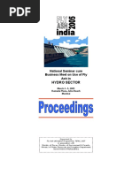 Seminar On Hydro Sector - Proceedings