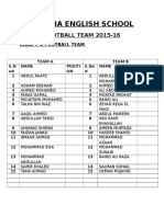 Islamia English School: FOOTBALL TEAM 2015-16