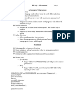 PL-SQL - 6 Procedures Advantages of Subprograms