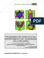 Programación Didáctica de Enseñanza de La Religión. 1º ESO