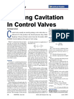 Avoiding Cavitation in Control Valves: ASHRAE Journal