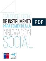 Estudio Del Diseno de Instrumento para Fomento A La Innovacion Social Informe Final