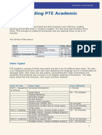 Understanding PTE Academic