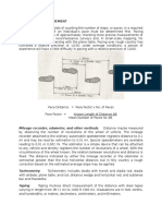 Horizontal Distance Measurement