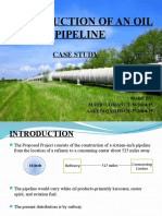 Construction of An Oil Pipeline: Case Study