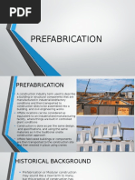 Pre Fabrication in Architecture