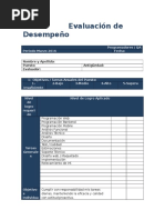 Formulario Evaluación de Desempeño para Programadores - QA