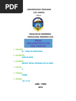 Peso Volumetrico Del Suelo Cohesivo