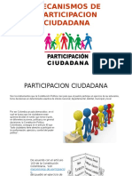 Mecanismos de Participacion Ciudadana y Comunitaria