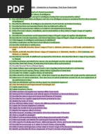 Psyc 1020 Final Exam Study Guide