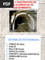 Elementos y Tipos de Sostenimiento