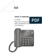 At&t CL2940 Manual Del Propietario