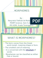 Morphemes