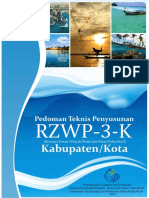 Pedoman Teknis Penyusunan RZWP3K Kab Kota