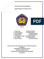 Makalah Administrasi Pendidikan - Pengembangan Kinerja Guru-1