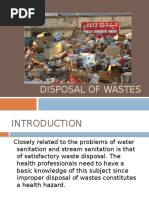 Disposal of Wastes