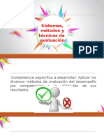 Unidad 3. Métodos y Tecnicas de Evaluación de Desempeño