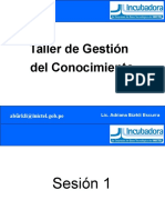 Taller Gestión Del Conocimiento